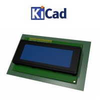 Display LCD 2004 KiCad 6+